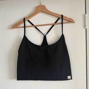 Vuori Black Racerback Tank